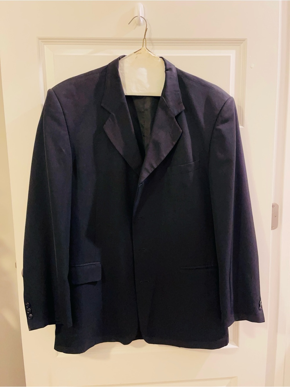Vanetti Classic Men's Black Blazer - Timeless Formal Jacket